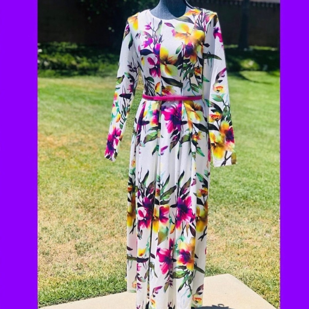 Floral Long sleeve Maxi Dress